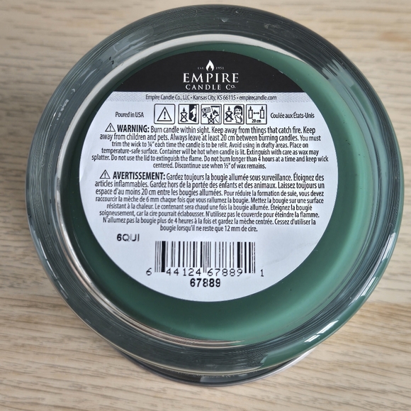 Eucalyptus Rain Long-Lasting Scented Jar Candle (14 oz) • High Intensity - Picture 8 of 10